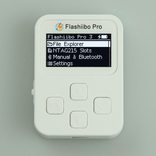 Flashiibo Pro Gen3 NFC Figure Emulator, 16MB Storage / 5000+ Files, USB Type-C Recharging, 1.4" OLED Screen, Compatible with 50+ Games on Switch, Switch Lite & Switch 2 etc., Bypass Daily Scan Limit