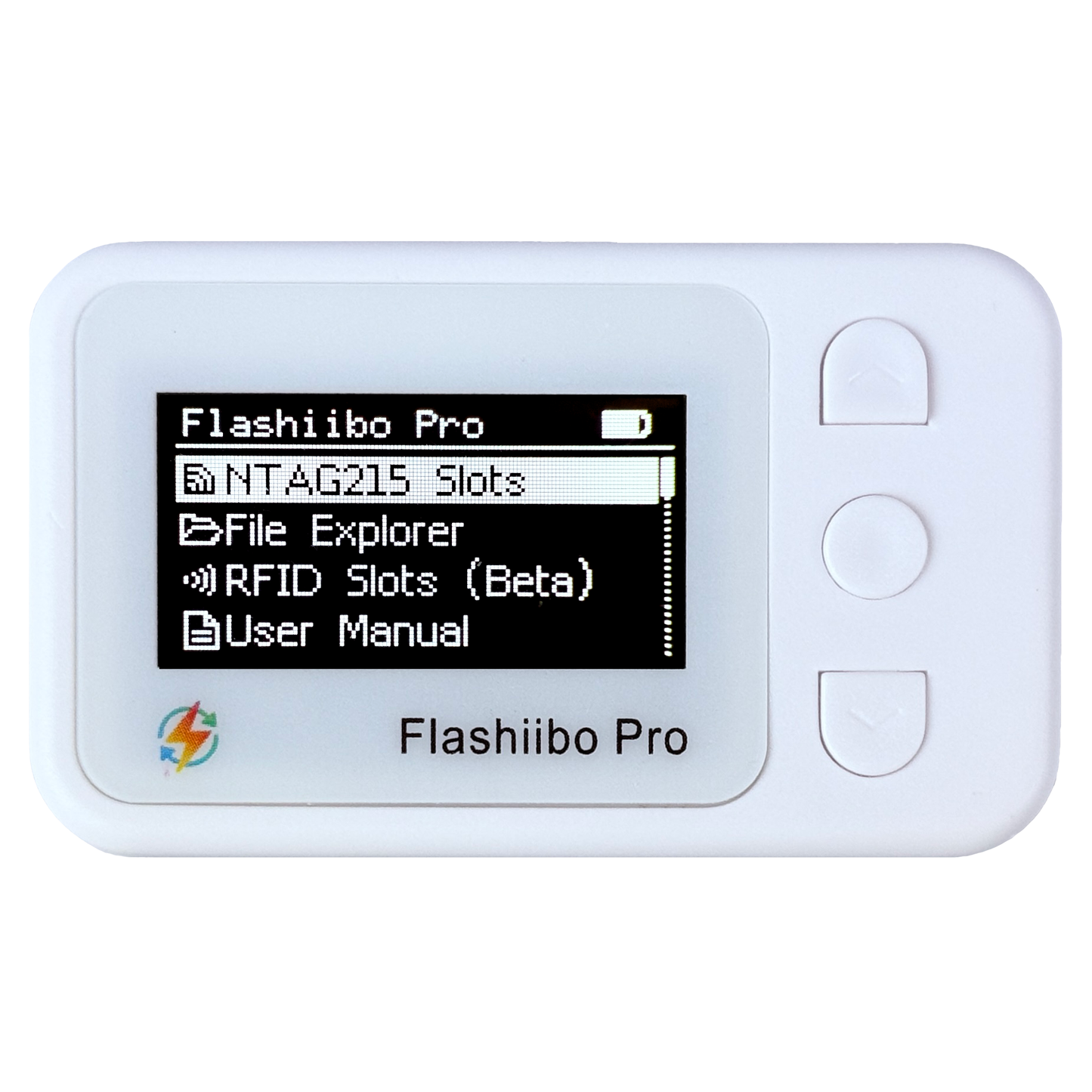 Flashiibo Pro NFC Emulator, 100 Save Lots Expandable to 3000, Unlimited Rewrite, UID Regen, OLED Screen, Compatible with Switch 1 & 2